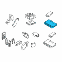 OEM 2020 BMW 745e xDrive SEAT MODULE Diagram - 61-35-5-A36-987