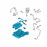 OEM Ford Escape Vapor Canister Diagram - CL8Z-9D653-B