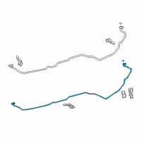 OEM 2009 Lexus LS600h Tube Diagram - 88716-50630