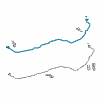 OEM 2010 Lexus LS600h Tube Diagram - 88717-50440