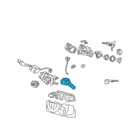 OEM Acura Switch Assembly, Wiper Diagram - 35256-SJA-307