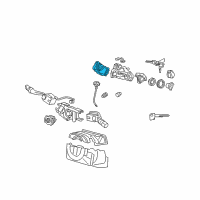 OEM Honda Insight Switch, Steering Diagram - 35130-SJA-A01