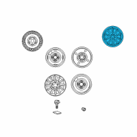 OEM Hyundai XG350 16 Inch Wheel Nicks Diagram - 52910-39600