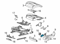 OEM 2020 Cadillac CT4 Seat Switch Diagram - 84689839