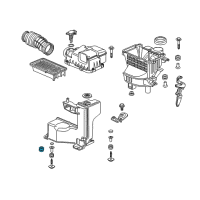 OEM 1995 Acura TL Rubber, Air Cleaner Housing Mounting Diagram - 17213-PV0-000