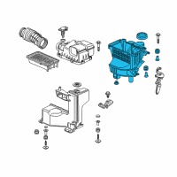 OEM 2020 Honda Civic Set, Air/C Case Diagram - 17201-5AA-A00