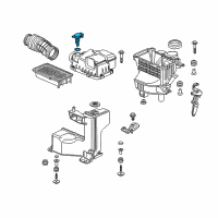 OEM Honda Crosstour Meter Assembly, Air Flow Diagram - 37980-RLF-013