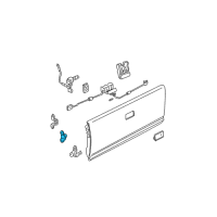 OEM 2001 GMC Sonoma Hinge Diagram - 15660004