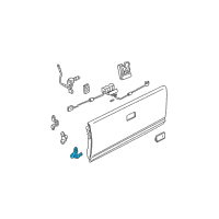 OEM 2004 Chevrolet S10 Hinge Diagram - 15647421