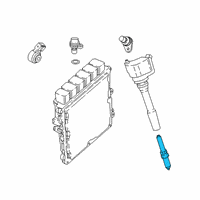 OEM 2018 BMW M760i xDrive Spark Plug, High Power Diagram - 12-12-0-050-948