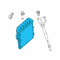 OEM 2020 BMW M8 BASIC COTROL UNIT DME Diagram - 12-14-9-468-879