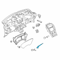 OEM 2018 Lincoln MKX Courtesy Lamp Diagram - FA1Z-14A318-B