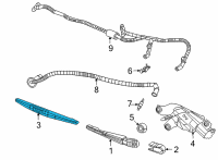 OEM Jeep Grand Wagoneer REAR WIPER Diagram - 68505554AA