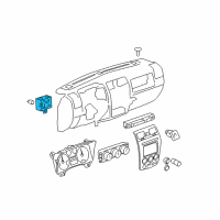 OEM Hummer H3 Switch Asm-Headlamp Diagram - 15101467