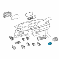 OEM 2020 Lexus IS350 Switch, Push Start Diagram - 89611-53032