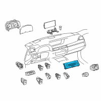 OEM 2020 Lexus RC F Control Assembly, Air Co Diagram - 55900-24640
