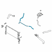 OEM 2021 Kia Soul Hose Assy-Water Diagram - 25450K0000