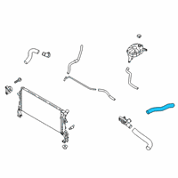 OEM 2021 Kia Soul Hose Assembly-Radiator, U Diagram - 25414K0000