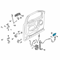 OEM 2022 Ford F-250 Super Duty Handle, Inside Diagram - GL3Z-1522600-AD
