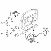 OEM 2017 Ford F-150 Lock Cylinder Diagram - FL3Z-1521990-A