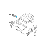 OEM 2004 Nissan 350Z THERMOSTAT Gasket Diagram - 21049-ZL80B