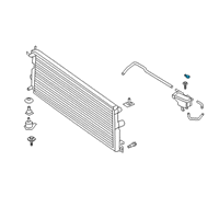 OEM Ford F-350 Super Duty Reservoir Cap Diagram - BC3Z-8100-B