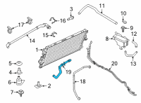 OEM 2021 Ford F-250 Super Duty Water Inlet Pipe Diagram - LC3Z-8C471-B