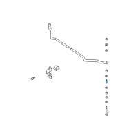 OEM 2000 Nissan Xterra Spacer-Stabilizer Diagram - 54630-8B500