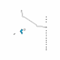 OEM 1998 Nissan Frontier Bracket STABILIZER R Diagram - 54614-8B501