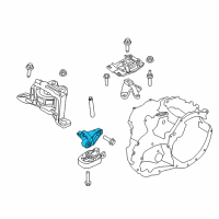 OEM 2018 Ford Focus Bracket Diagram - 7M5Z-6E042-A