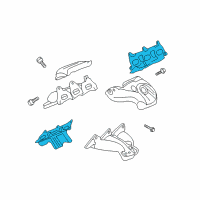 OEM 2008 Pontiac Torrent Manifold Gasket Diagram - 12598961