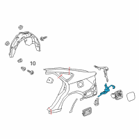 OEM 2014 Toyota Avalon Actuator Diagram - 77050-07011