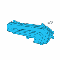 OEM 2017 Chevrolet Malibu Daytime Run Lamp Diagram - 84525421