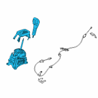 OEM 2015 Ford Fiesta Gear Shift Assembly Diagram - C1BZ-7210-AF