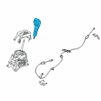 OEM 2014 Ford Fiesta Shift Knob Diagram - CN1Z-7213-CA