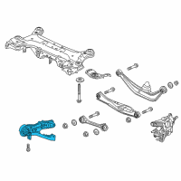OEM Honda Odyssey Arm, Right Rear Trailing Diagram - 52360-THR-A00
