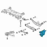 OEM 2022 Honda Odyssey Knuckle, Right Rear Diagram - 52210-THR-A01