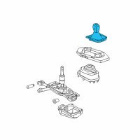 OEM Chevrolet SS Boot, Manual Transmission Control Lever Diagram - 92292602