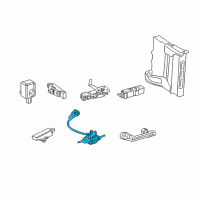 OEM 2020 Lexus LS500 Switch, Luggage Electrical Diagram - 84945-50080