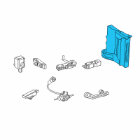 OEM 2019 Lexus LS500h Body Control Module Diagram - 899H050040