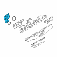 OEM 2013 BMW 760Li Intermediate Pipe Diagram - 11-62-7-561-575