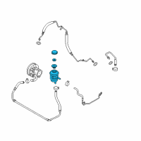 OEM 2010 Pontiac G3 Reservoir Assembly Diagram - 96808460