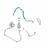 OEM 2005 Chevrolet Aveo Pressure Hose Diagram - 95039912