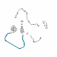 OEM Pontiac G3 Pipe Asm, P/S Gear Outlet Diagram - 95047259