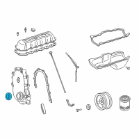 OEM 1988 Jeep Comanche Seal-Front Main CRANKSHAFT Diagram - 33004681