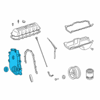 OEM Jeep Comanche Cover-Timing Belt Diagram - 53020222