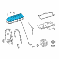 OEM 1997 Jeep Wrangler Cover-Cylinder Head Diagram - 53010428