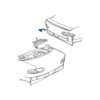 OEM 1999 Chevrolet Cavalier Lamp Asm-High Mount Stop Diagram - 5977871