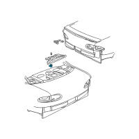 OEM Cadillac DeVille Socket Asm-High Mount Stop Diagram - 5972532