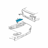 OEM 1999 Chevrolet Cavalier Lamp Asm-High Mount Stop Diagram - 5978053